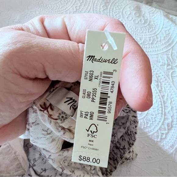 MADEWELL‎ Flannel Pull-On Mini Skirt - Picture 6 of 7